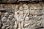 Prambanan - Ramayana reliefs of Shiva Temple. 